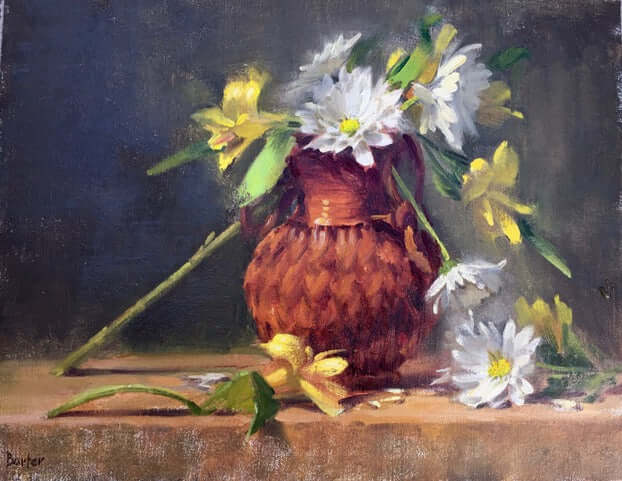 My Basket of Market Flowers by Stacy Barter at LePrince Galleries